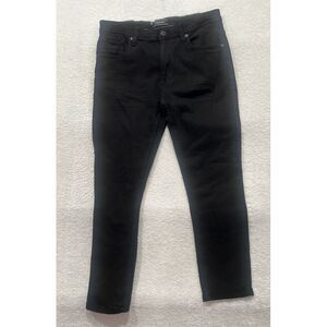 Abstract One Black Jeans‎ Mens Size 34 Straight Leg Stretch Pockets